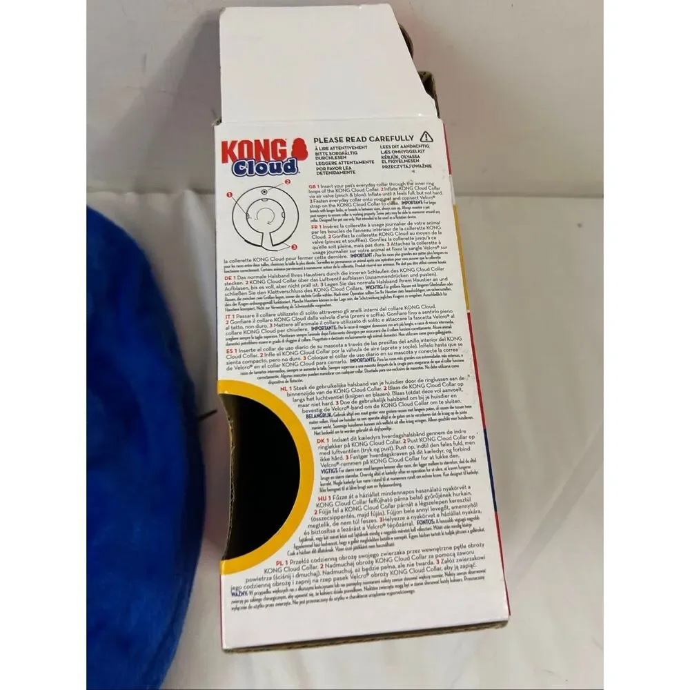 Kong Cloud Neck for Dogs Large Blue 14-20